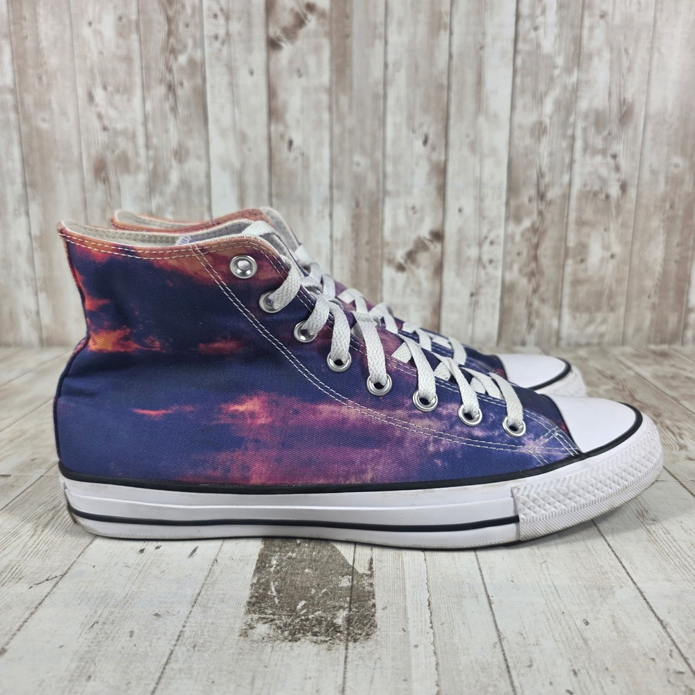 Converse Chuck Taylor All Star High Top Sunset Galaxy Purple Sneakers 569772F 11